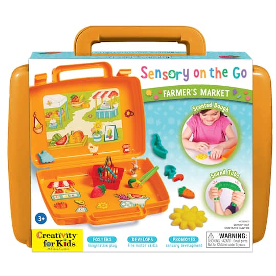 Creativity for Kids&#xAE; Sensory on the Go Farmer&#x27;s Market Play Kit